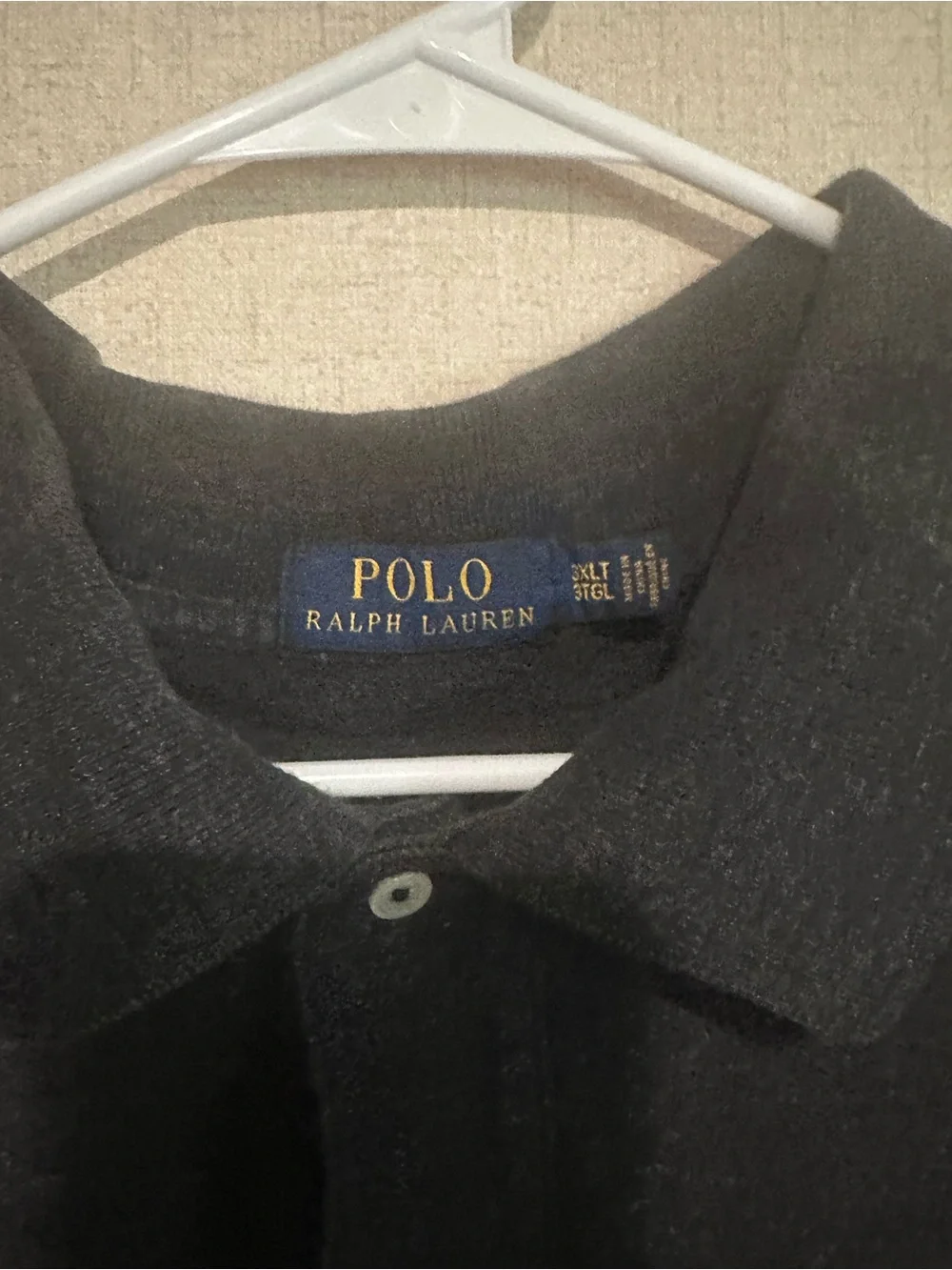 Polo by Ralph Lauren 3XLT Heather Gray Pony Logo Polo Shirt